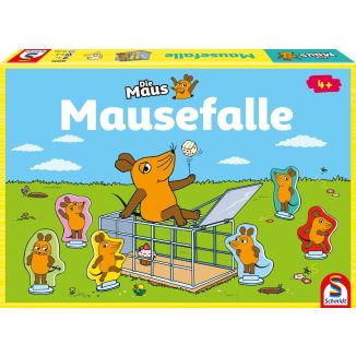 Vorderseite der Verpackung vom Artikel 40505, Die Maus: Die Mausefalle, Kinderspiel Vorderseite der Verpackung vom Artikel 40505, Die Maus: Die Mausefalle, Kinderspiel