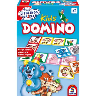 Vorderseite der Verpackung vom Artikel 40539, Meine Lieblingsspiele: Domino Kids, Kinderspiel Vorderseite der Verpackung vom Artikel 40539, Meine Lieblingsspiele: Domino Kids, Kinderspiel