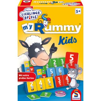 Vorderseite der Verpackung vom Artikel 40544, Meine Lieblingsspiele: MyRummy® Kids, Kinderspiel Vorderseite der Verpackung vom Artikel 40544, Meine Lieblingsspiele: MyRummy® Kids, Kinderspiel