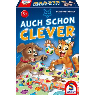 Vorderseite der Verpackung vom Artikel 40625, Auch schon clever, Kinderspiel Vorderseite der Verpackung vom Artikel 40625, Auch schon clever, Kinderspiel