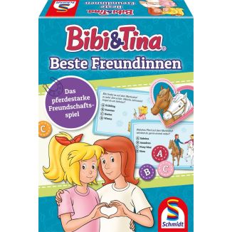 Vorderseite der Verpackung vom Artikel 40654, Bibi & Tina: Beste Freundinnen; Kinderspiel Vorderseite der Verpackung vom Artikel 40654, Bibi & Tina: Beste Freundinnen; Kinderspiel