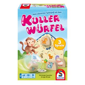 Verpackungsvorderseite aus einem anderen Blickwinkel vom Artikel 40670, Kullerw&uuml;rfel, Kinderspiel