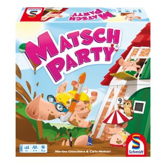 Verpackungsvorderseite aus einem anderen Blickwinkel vom Artikel 40674, Matsch-Party, Kinderspiel