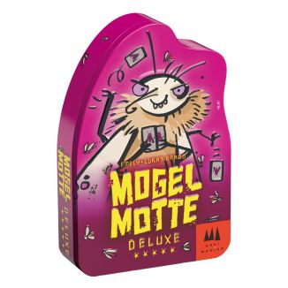Verpackungsvorderseite aus einem anderen Blickwinkel vom Artikel 40899, Drei Magier: Mogel Motte Deluxe, Kartenspiel Verpackungsvorderseite aus einem anderen Blickwinkel vom Artikel 40899, Drei Magier: Mogel Motte Deluxe, Kartenspiel