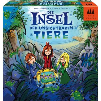 Vorderseite der Verpackung vom Artikel 40913, Drei Magier: Die Insel der unsichtbaren Tiere, Kinderspiel Vorderseite der Verpackung vom Artikel 40913, Drei Magier: Die Insel der unsichtbaren Tiere, Kinderspiel