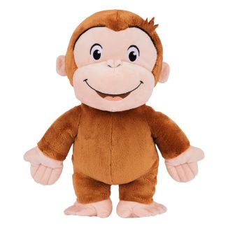 Vorderseite der Verpackung vom Artikel 42814, Coco, der neugierige Affe, 37 cm, Plüsch