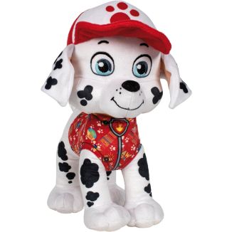 Vorderseite des Plüschartikel 42826, Paw Patrol: Marshall, Summer Edition, 28 cm, Plüsch Vorderseite des Plüschartikel 42826, Paw Patrol: Marshall, Summer Edition, 28 cm, Plüsch