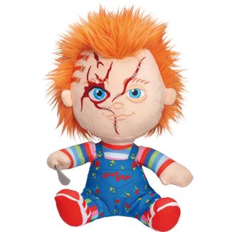 Vorderseite des Plüschartikel 42840, Chucky: 24 cm, Plüsch Vorderseite des Plüschartikel 42840, Chucky: 24 cm, Plüsch