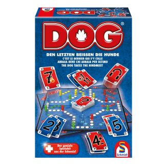 Verpackungsvorderseite aus einem anderen Blickwinkel vom Artikel 49201, DOG® Den letzten beissen die Hunde, Familienspiel Verpackungsvorderseite aus einem anderen Blickwinkel vom Artikel 49201, DOG® Den letzten beissen die Hunde, Familienspiel