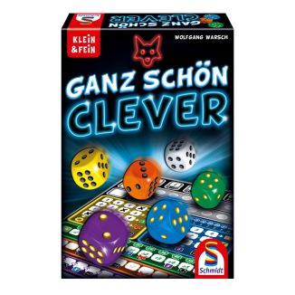 Verpackungsvorderseite aus einem anderen Blickwinkel vom Artikel 49340, Ganz schön clever®, Würfelspiel Verpackungsvorderseite aus einem anderen Blickwinkel vom Artikel 49340, Ganz schön clever®, Würfelspiel