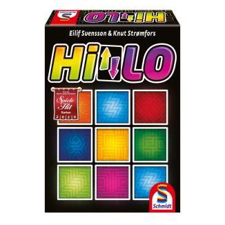 Vorderseite der Verpackung vom Artikel 49362, HiLo®, Familienspiel Vorderseite der Verpackung vom Artikel 49362, HiLo®, Familienspiel