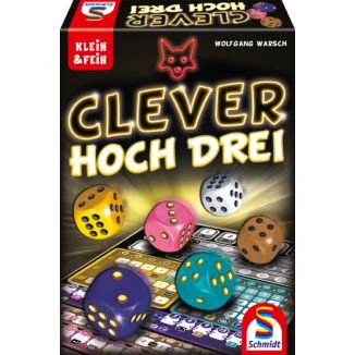 Vorderseite der Verpackung vom Artikel 49384, Clever hoch Drei Vorderseite der Verpackung vom Artikel 49384, Clever hoch Drei