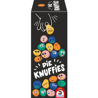 Vorderseite der Verpackung vom Artikel 49395, Die Knuffies, Familienspiel Vorderseite der Verpackung vom Artikel 49395, Die Knuffies, Familienspiel