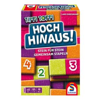 Verpackungsvorderseite aus einem anderen Blickwinkel vom Artikel 49484, Tippi Toppi Hoch Hinaus, Familienspiel Verpackungsvorderseite aus einem anderen Blickwinkel vom Artikel 49484, Tippi Toppi Hoch Hinaus, Familienspiel