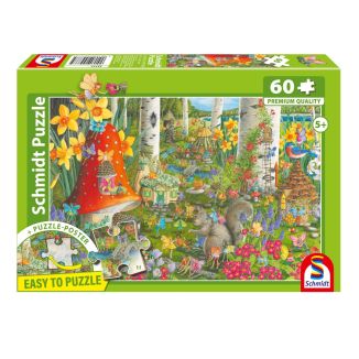 Verpackungsvorderseite aus einem anderen Blickwinkel vom Artikel 55777, Kleine Feenwelt, 60 Teile Kinderpuzzle Verpackungsvorderseite aus einem anderen Blickwinkel vom Artikel 55777, Kleine Feenwelt, 60 Teile Kinderpuzzle