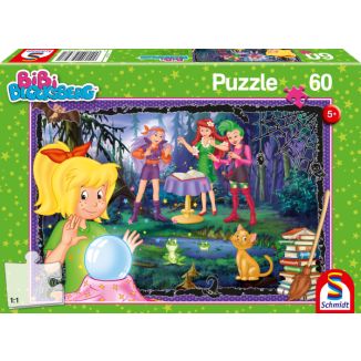 Vorderseite der Verpackung vom Artikel 56398, Bibi Blocksberg: Voll verhext, 60 Teile Kinderpuzzle Vorderseite der Verpackung vom Artikel 56398, Bibi Blocksberg: Voll verhext, 60 Teile Kinderpuzzle