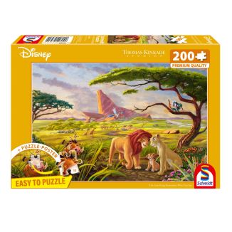 Vorderseite der Verpackung vom Artikel 56560, Thomas Kinkade Studios: Disney - The Lion King Remember Who You Are, 200 Teile Puzzle Vorderseite der Verpackung vom Artikel 56560, Thomas Kinkade Studios: Disney - The Lion King Remember Who You Are, 200 Teile Puzzle