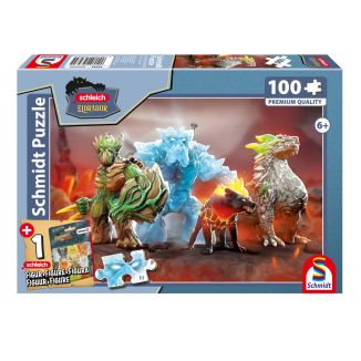 Verpackungsvorderseite aus einem anderen Blickwinkel vom Artikel 56585, Schleich: Eldrador: Kreaturen aus Eldrador, 100 Teile Kinderpuzzle mit Add-on (inkl. 1 Eldrador Creatures Figur) Verpackungsvorderseite aus einem anderen Blickwinkel vom Artikel 56585, Schleich: Eldrador: Kreaturen aus Eldrador, 100 Teile Kinderpuzzle mit Add-on (inkl. 1 Eldrador Creatures Figur)