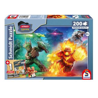 Verpackungsvorderseite aus einem anderen Blickwinkel vom Artikel 56586, Schleich: Eldrador - Kampf der Welten, 200 Teile Kinderpuzzle mit Add-on (inkl. 1 Eldrador Creatures Figur) Verpackungsvorderseite aus einem anderen Blickwinkel vom Artikel 56586, Schleich: Eldrador - Kampf der Welten, 200 Teile Kinderpuzzle mit Add-on (inkl. 1 Eldrador Creatures Figur)