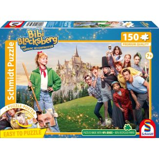 Vorderseite der Verpackung vom Artikel 56593, Bibi Blocksberg: Das große Hexentreffen, 150 Teile Kinderpuzzle Vorderseite der Verpackung vom Artikel 56593, Bibi Blocksberg: Das große Hexentreffen, 150 Teile Kinderpuzzle
