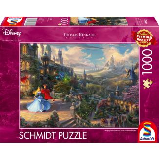 Thomas Kinkade Studios: Disney Dreams Collections - Sleeping Beauty Dancing in the Enchanted Light, 1.000 Teile Puzzle Thomas Kinkade Studios: Disney Dreams Collections - Sleeping Beauty Dancing in the Enchanted Light, 1.000 Teile Puzzle