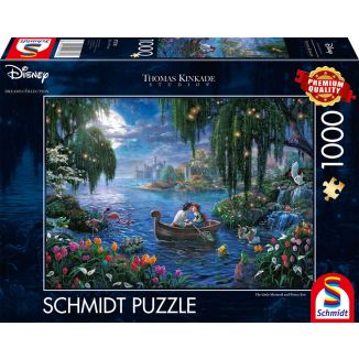 Thomas Kinkade Studios: Disney Dreams Collections - The Little Mermaid and Prince Eric, 1.000 Teile Puzzle Thomas Kinkade Studios: Disney Dreams Collections - The Little Mermaid and Prince Eric, 1.000 Teile Puzzle