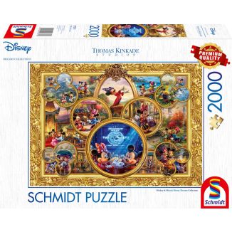 Thomas Kinkade Studios: Disney Dreams Collections -Mickey & Minnie, 2.000 Teile Puzzle Thomas Kinkade Studios: Disney Dreams Collections -Mickey & Minnie, 2.000 Teile Puzzle