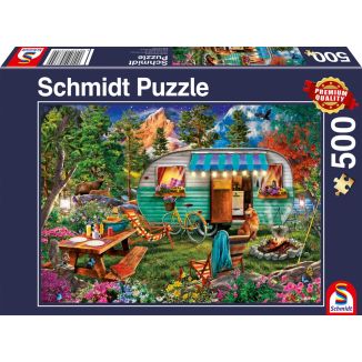 Camper-Romantik, 500 Teile Puzzle Camper-Romantik, 500 Teile Puzzle