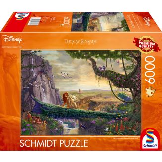 Thomas Kinkade Studios: Disney Dreams Collection - The Lion King, Return to Pride Rock, 6.000 Teile Puzzle Thomas Kinkade Studios: Disney Dreams Collection - The Lion King, Return to Pride Rock, 6.000 Teile Puzzle