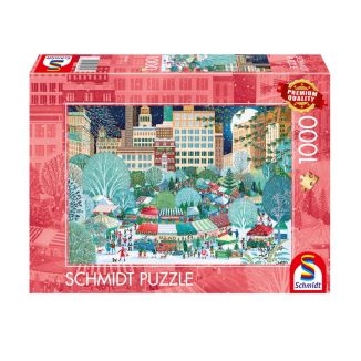 Verpackungsvorderseite aus einem anderen Blickwinkel vom Artikel 58062, Winterzauber, 1.000 Teile Puzzle Verpackungsvorderseite aus einem anderen Blickwinkel vom Artikel 58062, Winterzauber, 1.000 Teile Puzzle