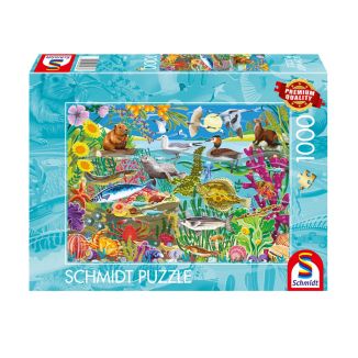 Verpackungsvorderseite aus einem anderen Blickwinkel vom Artikel 58063, Küstenwelt, 1.000 Teile Puzzle Verpackungsvorderseite aus einem anderen Blickwinkel vom Artikel 58063, Küstenwelt, 1.000 Teile Puzzle