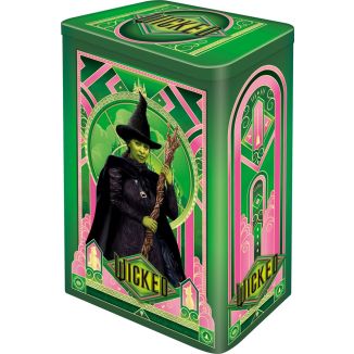 Vorderseite der Verpackung vom Artikel 58586, WICKED: Elphaba in der Nostalgie Metalldose, 500 Teile Puzzle Vorderseite der Verpackung vom Artikel 58586, WICKED: Elphaba in der Nostalgie Metalldose, 500 Teile Puzzle