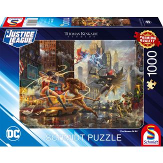 Thomas Kinkade Studios: DC Justice League, The Women Of DC, 1.000 Teile Puzzle
