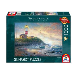 Verpackungsvorderseite aus einem anderen Blickwinkel vom Artikel 58797, Thomas Kinkade Studios: Leuchtturm der Hoffnung, 1.000 Teile Puzzle Verpackungsvorderseite aus einem anderen Blickwinkel vom Artikel 58797, Thomas Kinkade Studios: Leuchtturm der Hoffnung, 1.000 Teile Puzzle