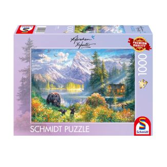 Verpackungsvorderseite aus einem anderen Blickwinkel vom Artikel 58808, Abraham Hunter: Hochland-Idyll, 1.000 Teile Puzzle Verpackungsvorderseite aus einem anderen Blickwinkel vom Artikel 58808, Abraham Hunter: Hochland-Idyll, 1.000 Teile Puzzle