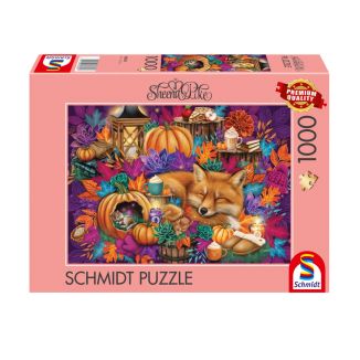 Verpackungsvorderseite aus einem anderen Blickwinkel vom Artikel 58828, Sheena Pike: Herbsttraum, 1.000 Teile Puzzle Verpackungsvorderseite aus einem anderen Blickwinkel vom Artikel 58828, Sheena Pike: Herbsttraum, 1.000 Teile Puzzle