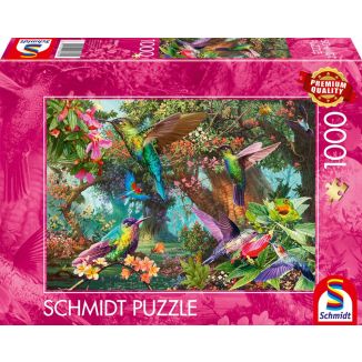 Farbenspiel der Kolibris, 1.000 Teile Puzzle