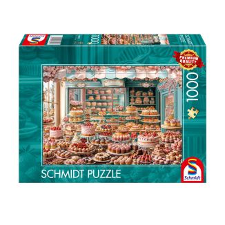 Verpackungsvorderseite aus einem anderen Blickwinkel vom Artikel 58892, Konditorei, 1.000 Teile Puzzle Verpackungsvorderseite aus einem anderen Blickwinkel vom Artikel 58892, Konditorei, 1.000 Teile Puzzle