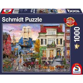 Schiff im Hafen, 1.000 Teile Puzzle Schiff im Hafen, 1.000 Teile Puzzle