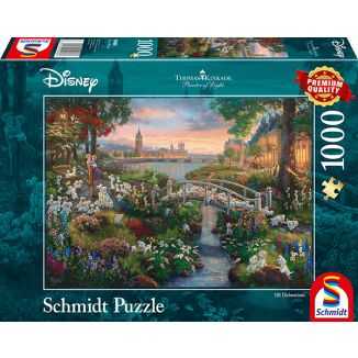 Thomas Kinkade Studios: Painter of Light - Disney 101 Dalmatiner, 1.000 Teile Puzzle Thomas Kinkade Studios: Painter of Light - Disney 101 Dalmatiner, 1.000 Teile Puzzle