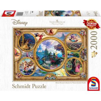 Vorderseite der Verpackung vom Artikel 59607, Thomas Kinkade Studios: Disney Dreams Collection, 2.000 Teile Puzzle Vorderseite der Verpackung vom Artikel 59607, Thomas Kinkade Studios: Disney Dreams Collection, 2.000 Teile Puzzle
