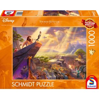 Thomas Kinkade Studios: Disney Dreams Collection - König der Löwen , 1.000 Teile Puzzle Thomas Kinkade Studios: Disney Dreams Collection - König der Löwen , 1.000 Teile Puzzle