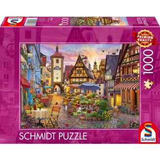 Romantisches Bayern (Rothenburg ob der Tauber), 1.000 Teile Puzzle Romantisches Bayern (Rothenburg ob der Tauber), 1.000 Teile Puzzle
