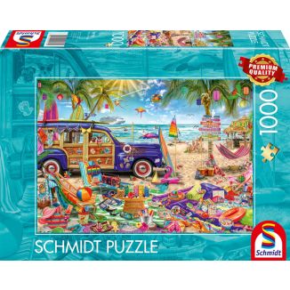 Sonnige Auszeit am Strand, 1.000 Teile Puzzle Sonnige Auszeit am Strand, 1.000 Teile Puzzle