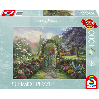Thomas Kinkade Studios: Hummingbird Cottage, 1.000 Teile Puzzle Thomas Kinkade Studios: Hummingbird Cottage, 1.000 Teile Puzzle