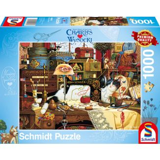 Charles Wysocki: Maggie, die Chaotin, 1.000 Teile Puzzle Charles Wysocki: Maggie, die Chaotin, 1.000 Teile Puzzle