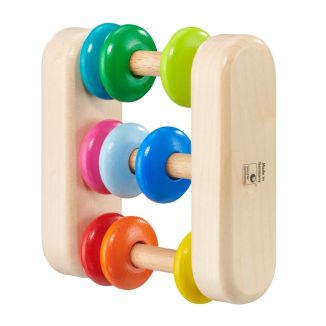 Abacus, Greifling aus Holz, 7,5 cm Abacus, Greifling aus Holz, 7,5 cm