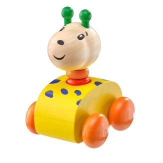 Spielmaterial vom Artikel 61037, Zoolini Giraffe, Rollgreifling Giraffe mit Quietsche aus Holz, 7 cm Spielmaterial vom Artikel 61037, Zoolini Giraffe, Rollgreifling Giraffe mit Quietsche aus Holz, 7 cm