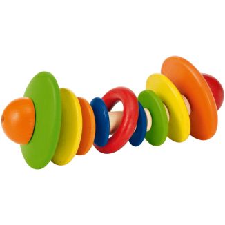 Spielmaterial vom Artikel 61042, Tondelli, rollender Greifling aus Holz, 12 cm Spielmaterial vom Artikel 61042, Tondelli, rollender Greifling aus Holz, 12 cm