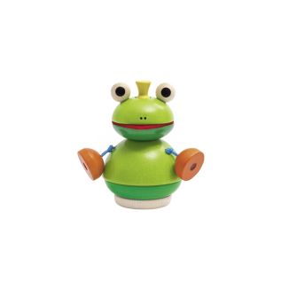 Weiteres Spielmaterial vom Artikel 62041, Stapelfrosch Pepito, Sortier-und Steckspiel, verschiedene Formen mit Klapperkugeln aus Holz, 10 cm Weiteres Spielmaterial vom Artikel 62041, Stapelfrosch Pepito, Sortier-und Steckspiel, verschiedene Formen mit Klapperkugeln aus Holz, 10 cm